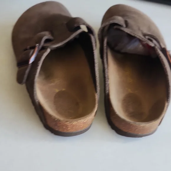 Birkenstock Brown Suede Mules - Picture 5 of 5